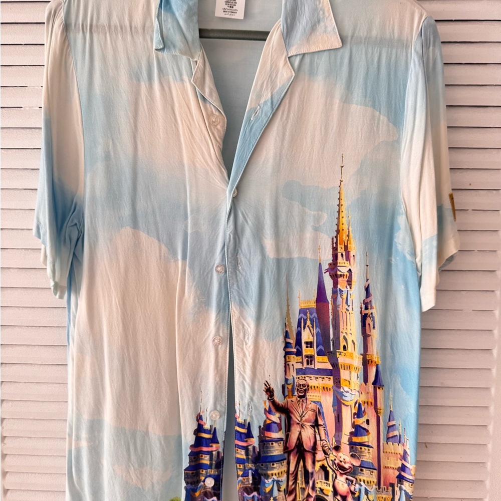 Disney Gold and Blue 50th Anniversary Shirt